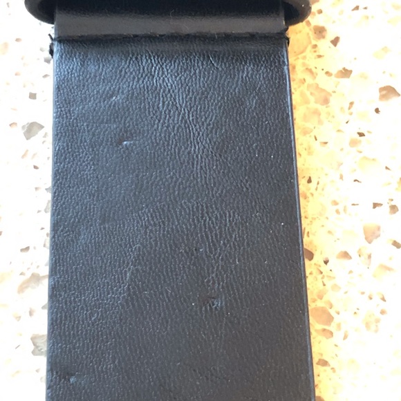 Style & Co Studded Pattern Belt Black 28-32” As Is - Picture 5 of 10